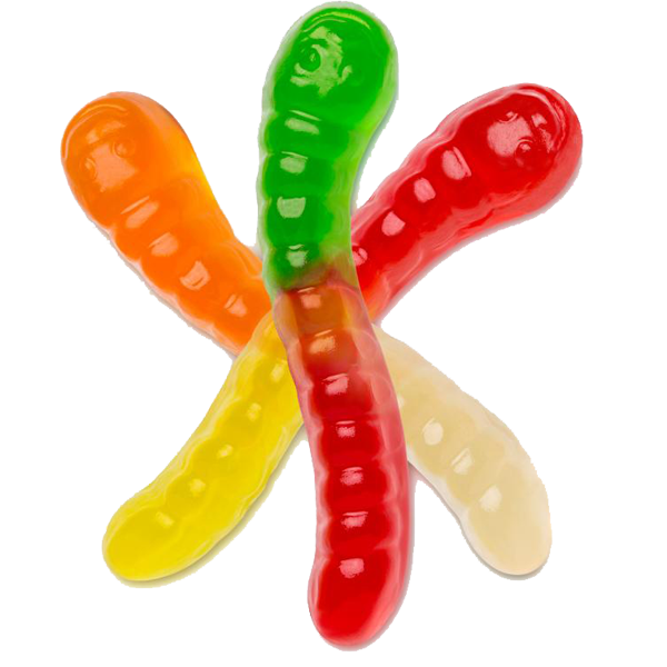 ALBANESE 12 Flavor Mini Gummi Worms The Candyland