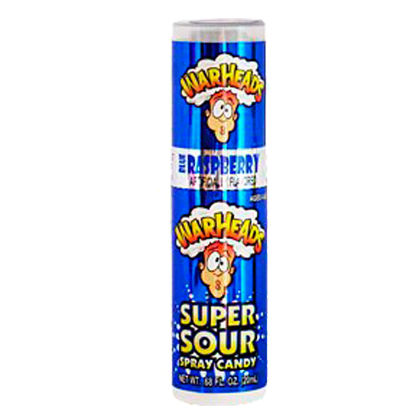 WARHEADS SPRAY CANDY BLUE RASPBERRY The Candyland